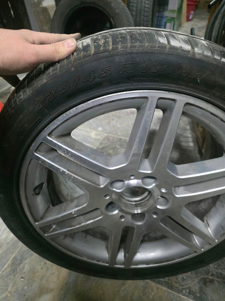 225/45 R17 MERCEDES C180 / C220D AMG JANT LASTİK - 2