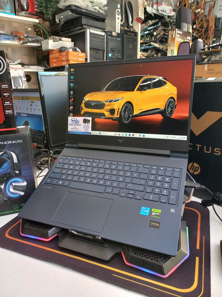 HATASIZ HP VİCTUS İ5 12 NESİL 16 GB RAM DDR5 RTX 3050 Tİ 16.1 EKRAN KA - 11