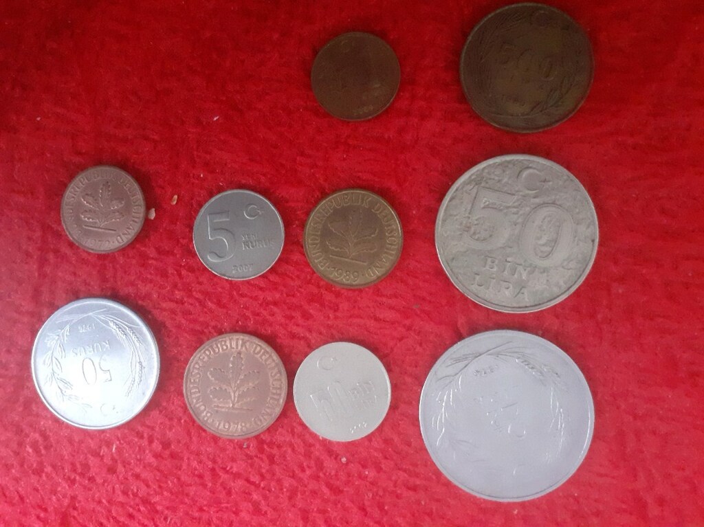 10 adet karışık para - 3
