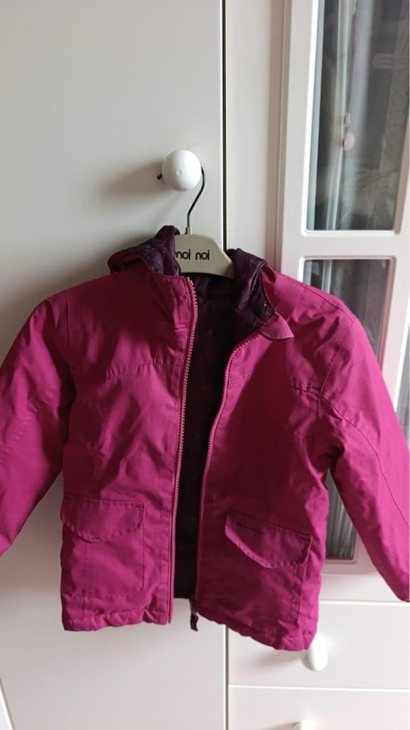Decathlon Quechua Çift Taraflı Kız Çocuk Montu 4-6 Yaş - 2