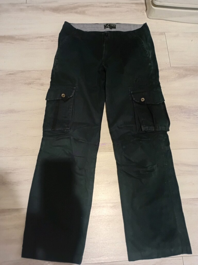 XSİDE Kanvas lacivert keten pantolon - 2