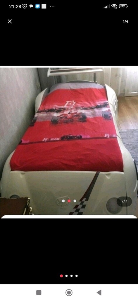 çocuk arabalı yatak