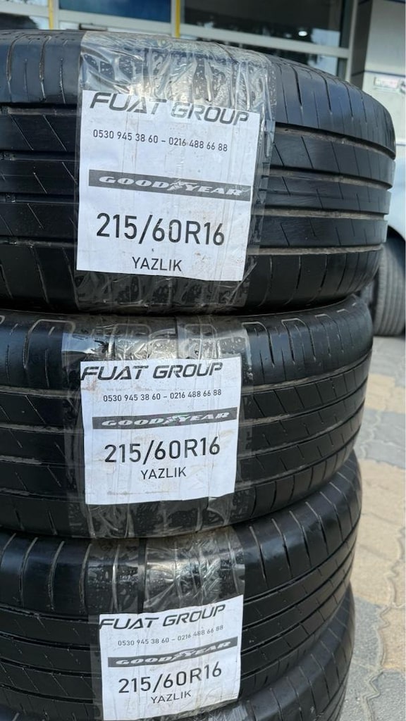 215 60 16 GOODYEAR YAZ LASTİĞİ ÇOK İYİ DURUMDA - 2