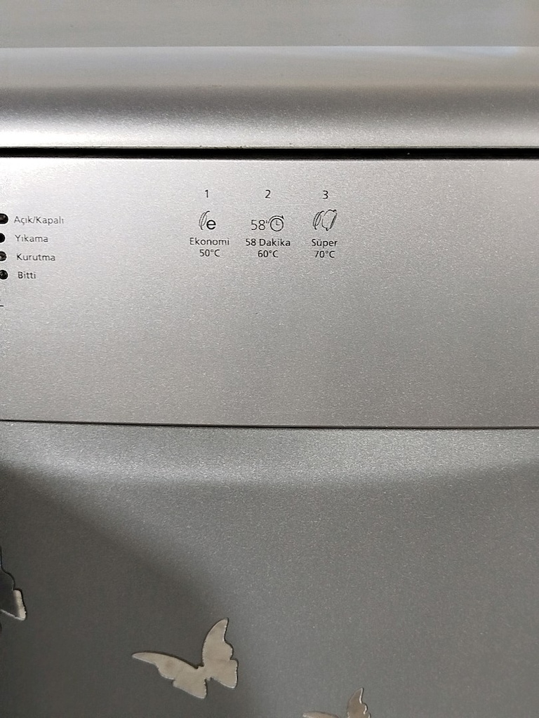 BEKO 3 PROGRAM GRİ BULAŞIK MAKİNESİ İZMİR İÇİ 3 AY GARANTİMİZ VARDIR - 4