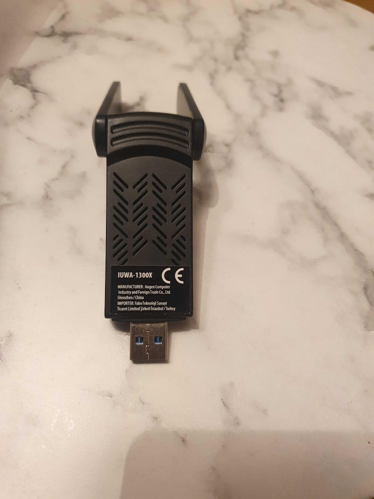 Inca IUWA-1300X AC1300 USB Wifi adaptör BT4.2 (Linux uyumlu) - 2