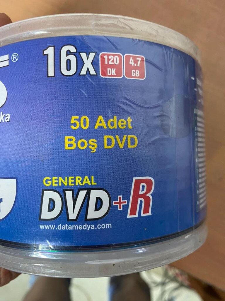 DMS 50 adet Boş DVD+R 16X 4.7 GB - 6
