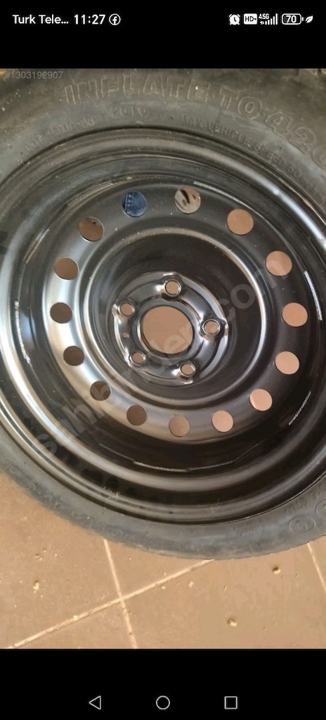 16inc ince stepne Honda Toyota Hyundai KİA. 5x114. sıfır ürün - 6