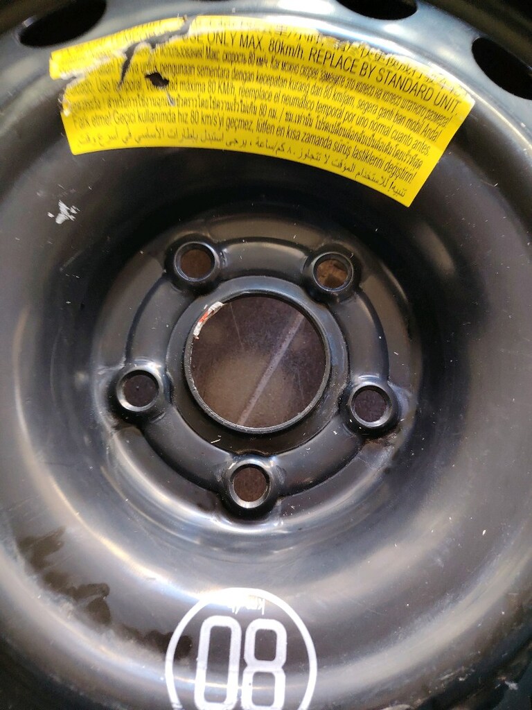 Chery orjinal ince stepne 5X108 125 80 17 2023 yıl - 2