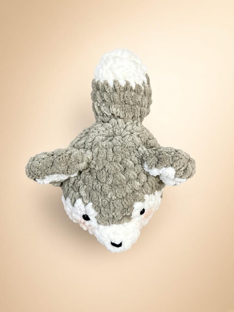 El Yapımı Amigurumi Şişman Sevimli kurt - 3
