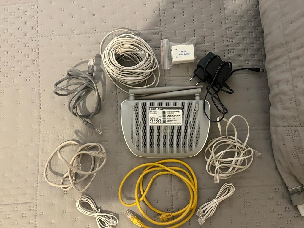 TP-Link VDSL/ADSL Modem + Bol Ekstra Kablo Seti (Temiz / Sorunsuz) - 3