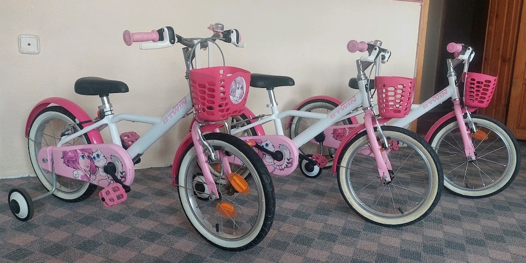 16 JANT 3 ADET DECATHLON BTWIN KIZ ÇOCUK BISIKLETI - 6