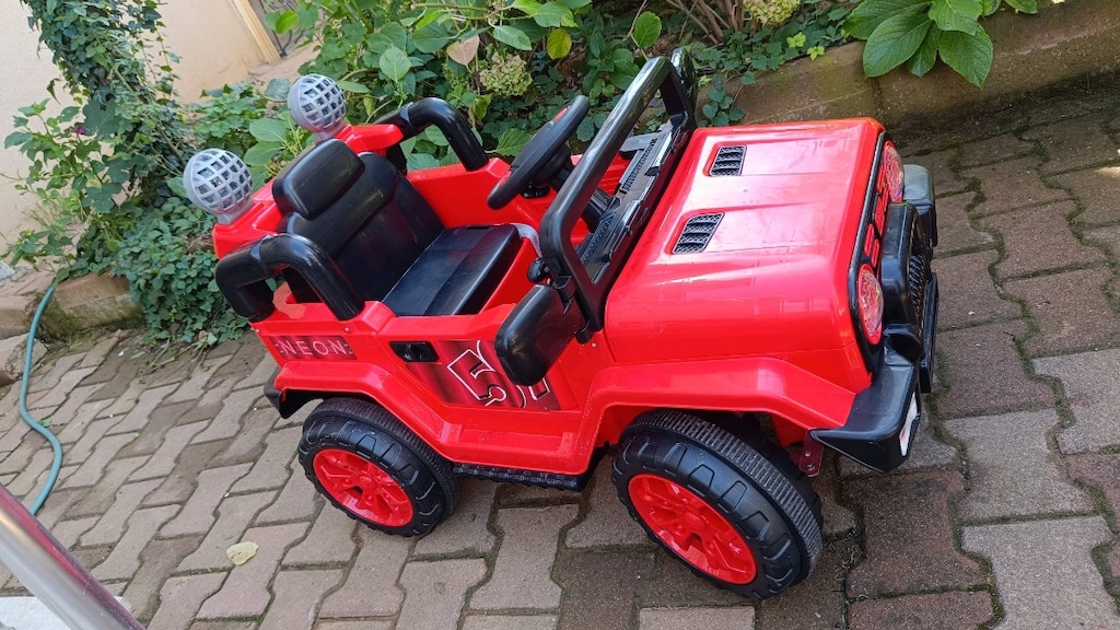 12V akülü full Neon akülü çocuk aeabasi - 5