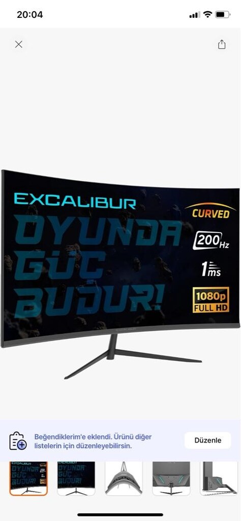 Casper Excalibur M.E238FHD-G 23.8" 200HZ 1MS - 2