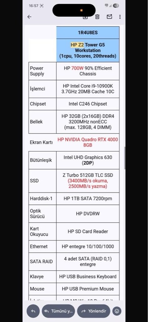 HPZ2 G5 WORKSTATION TOWER - 4
