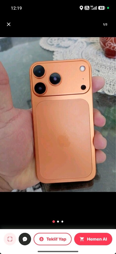 iPhone 17 pro dönüşüm 11 tr cihazı