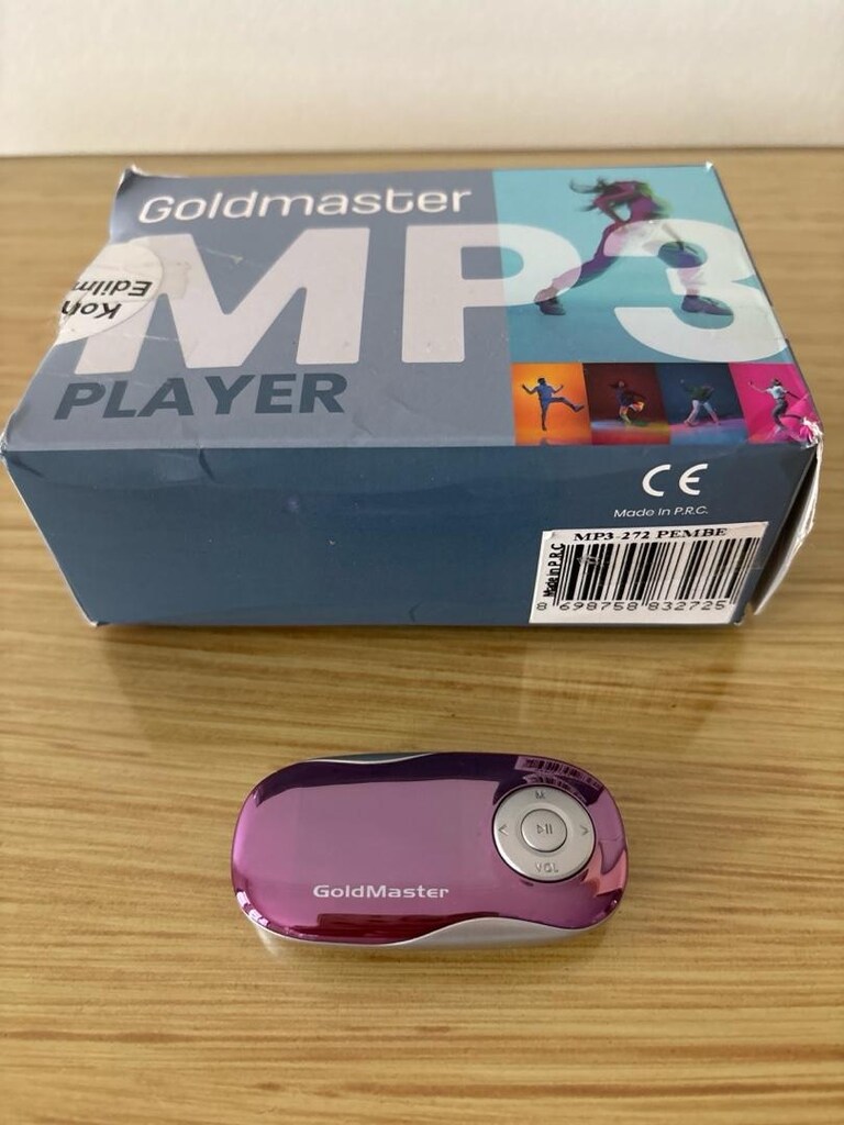 Goldmaster pembe mp3 player - ses kayıt cihazı - 7
