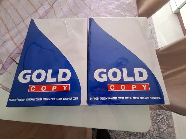 2 (Adet)Gold copy hiç açılmamış fotokopi 2 adet kağıdı
