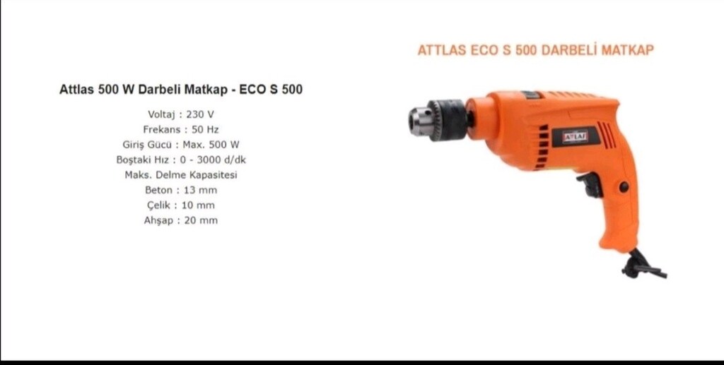 Attlas 3lü SET Taşlama Darbeli Matkap 12v li-ion sarjlı Vidalama sıfır - 8