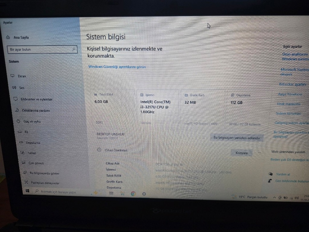 TEMİZ LAPTOP SSDLI İ3 İŞLEMİLİ - 3