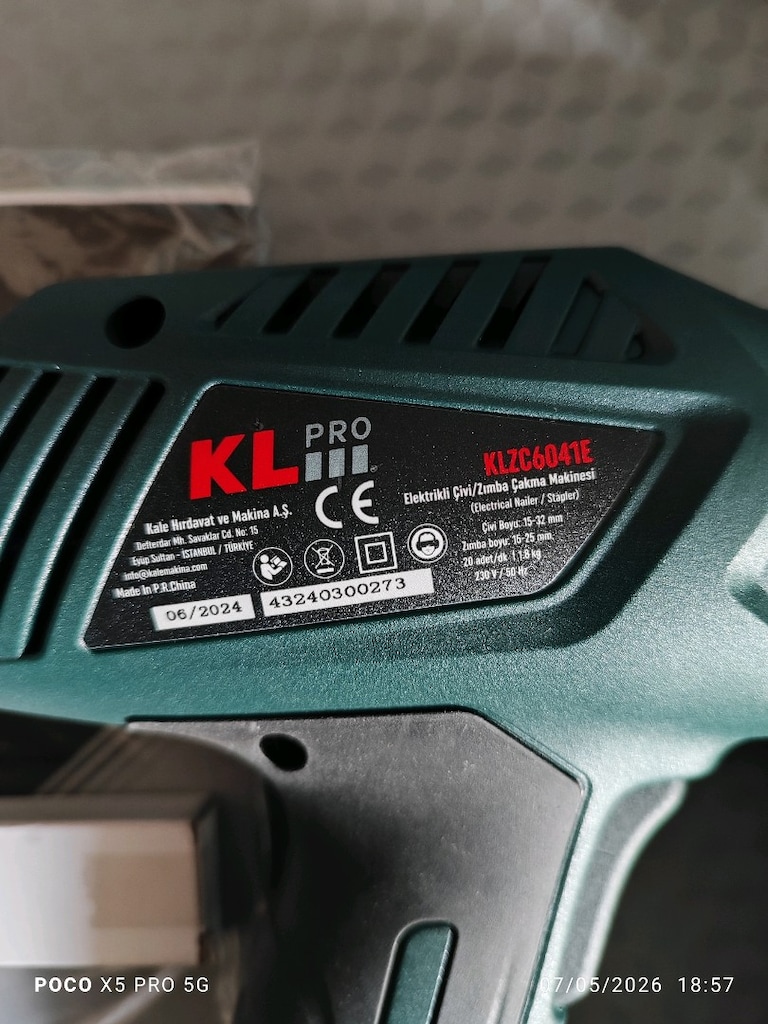 KLPRO 5000 adet zımba teli yanında çivi tabancası hiç kullanamamışt - 4