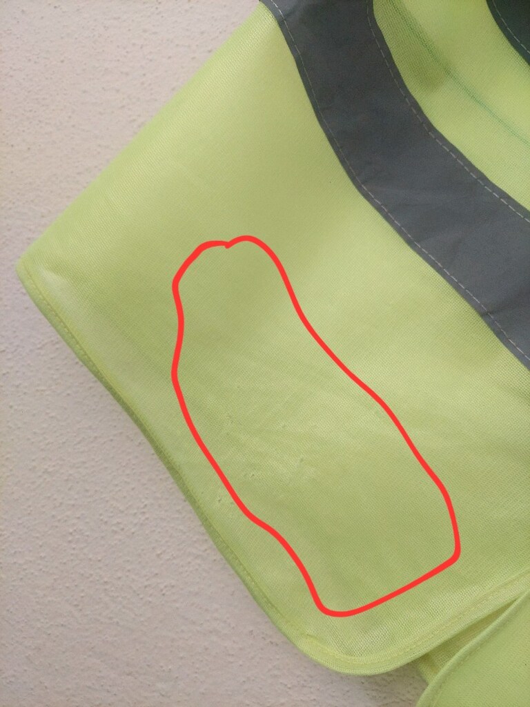 UNİSEX reflektörlü sarı şeffaf iş ikaz yeleği - 4