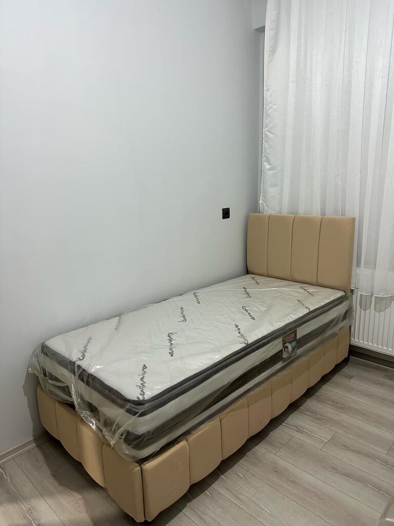 ultra lüks tek kişilik baza başlık petli yatak sıfır ürün ambalajında - 4