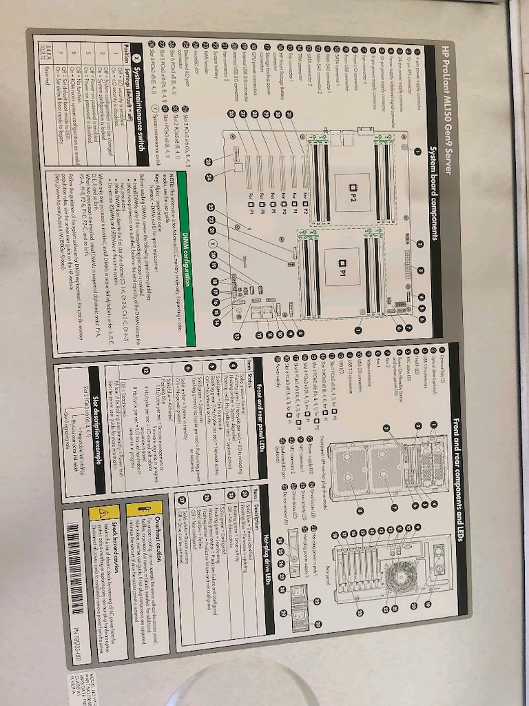 HP ProLiant ML150 Gen9 Sunucu - 4