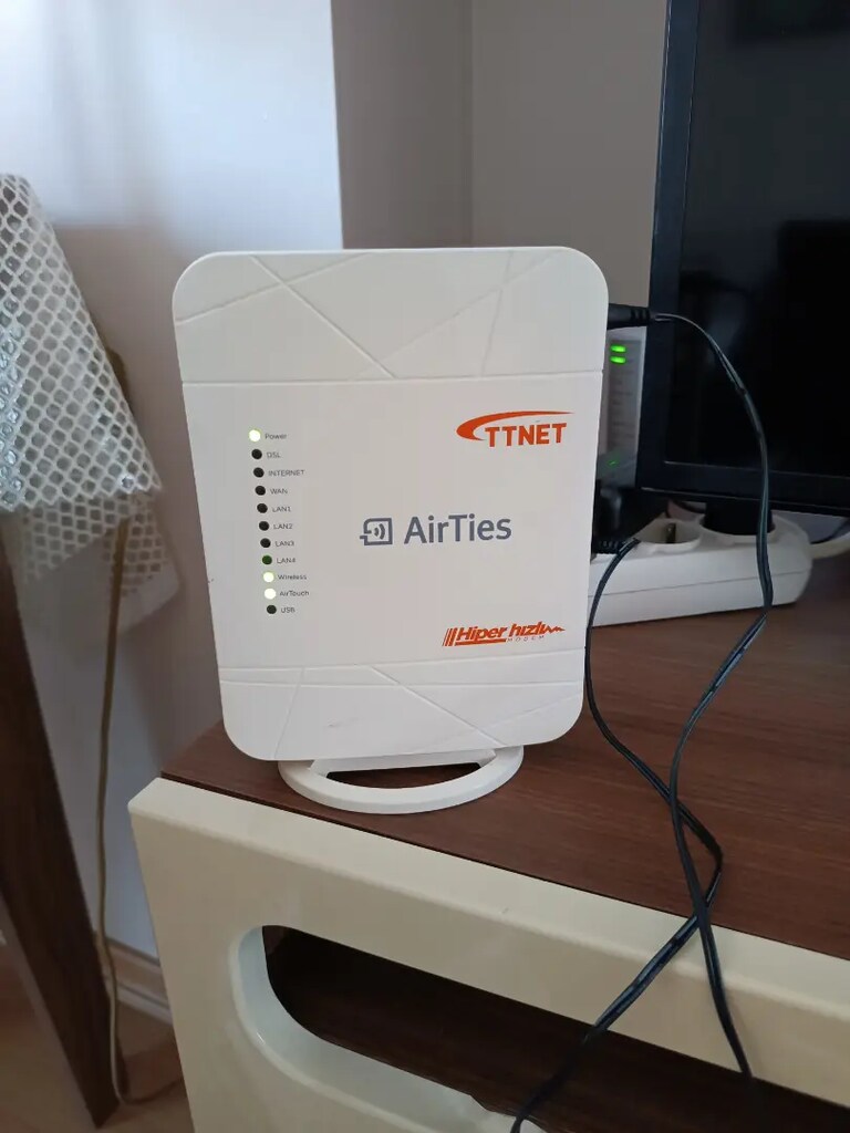 Airties 5650 V2 300 Mbps Wi-Fi VDSL2 + ADSL2 Modem Router