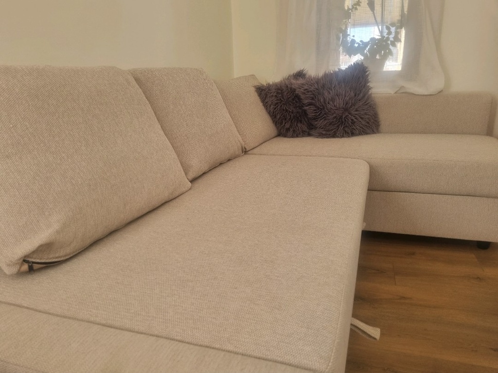 ikea ,bazalı,yatak olan L koltuk - 4