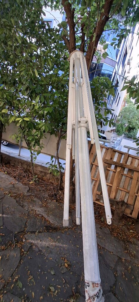 şemsiye metal gövde temiz sorunsuz 4x4metre aliminyum gövde - 12
