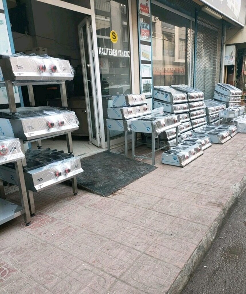 sanayi tipi endüstriyel ocak fritöz kuzineli fırın pleyt ızgara tost - 5