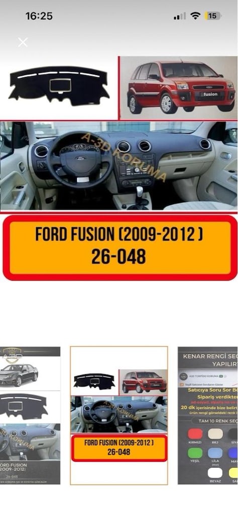 Ford fusion torpıdo koruma - 5