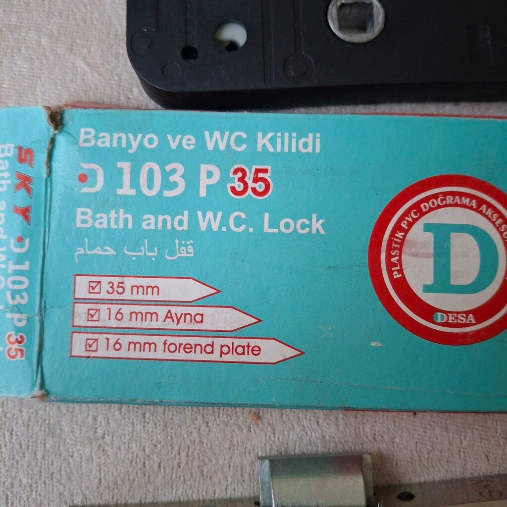 banyo wc kapı kilidi - 4