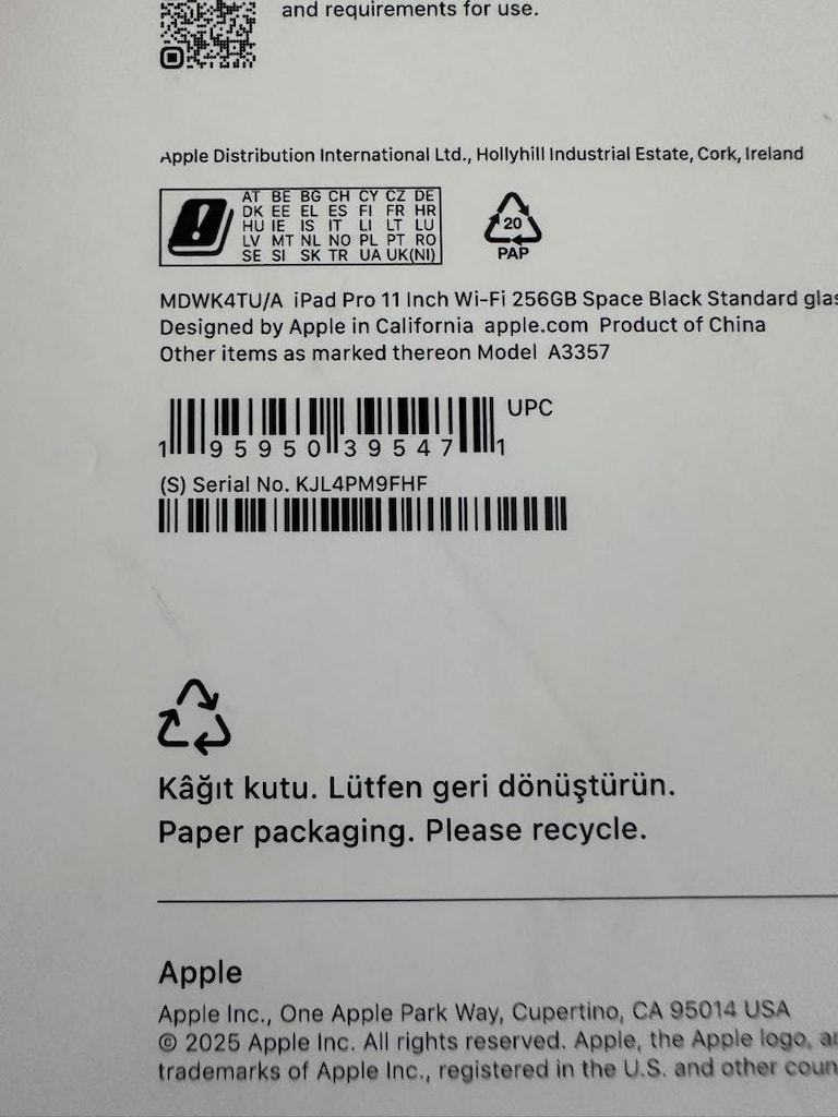 İpad pro m5 256 gb uzay grisi Garantişi - 7