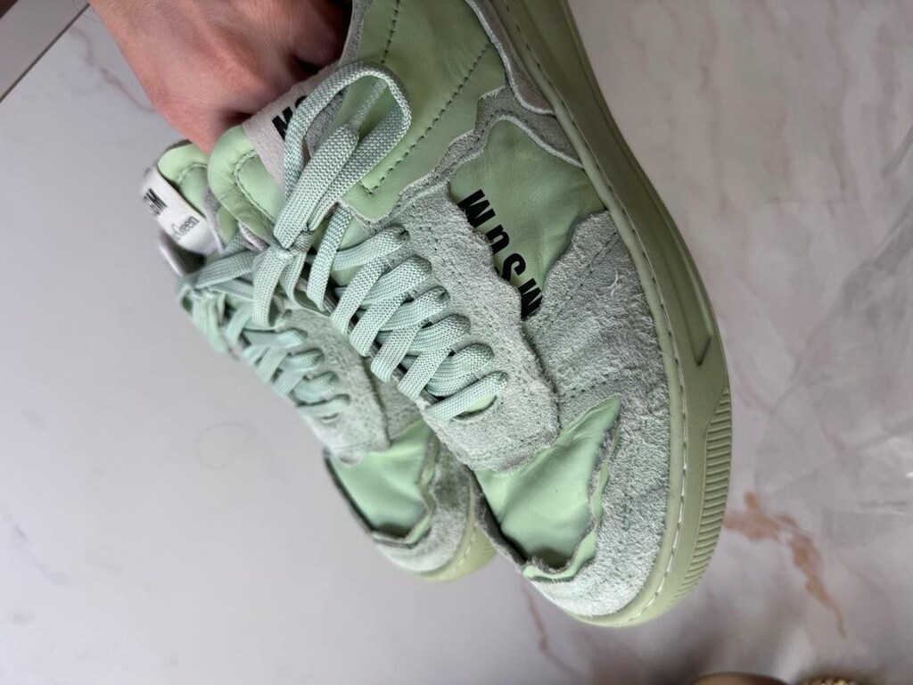 MSGM Marka Deri Sneaker 42 Numara - 9