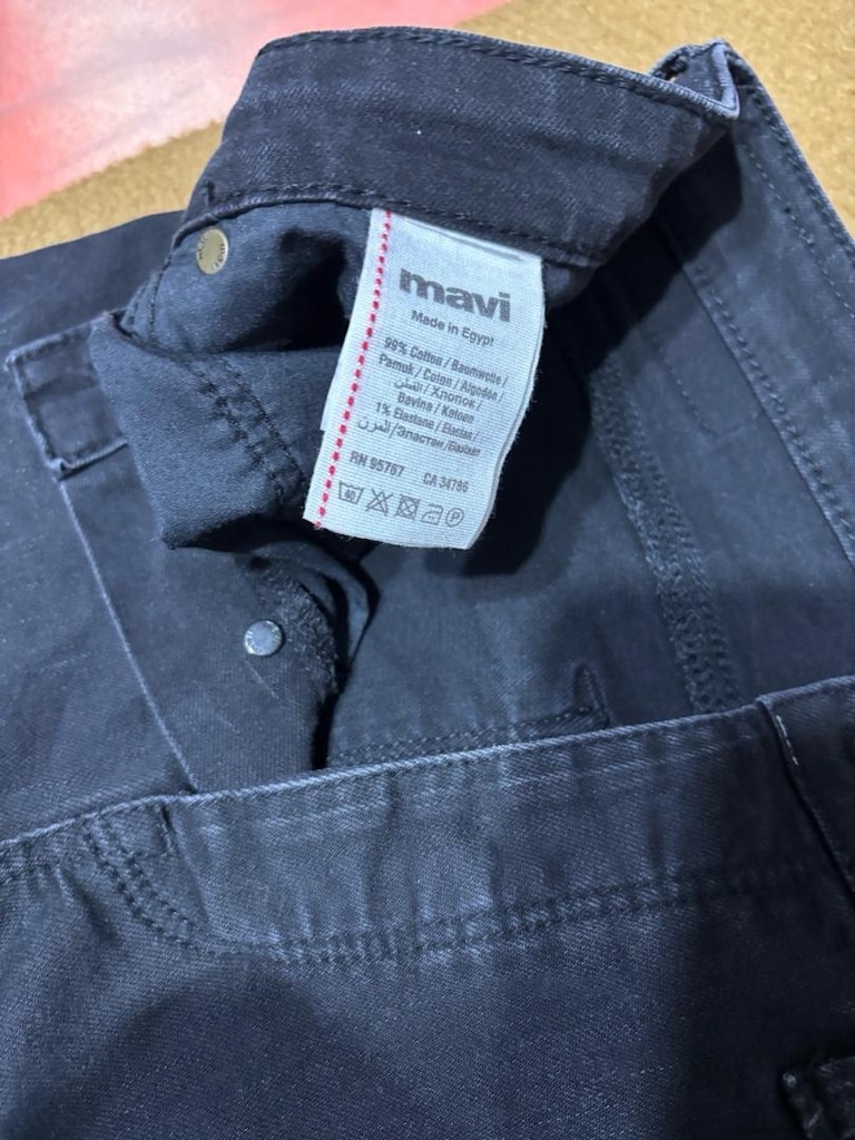 Siyah Renk Mavi Jeans - 8