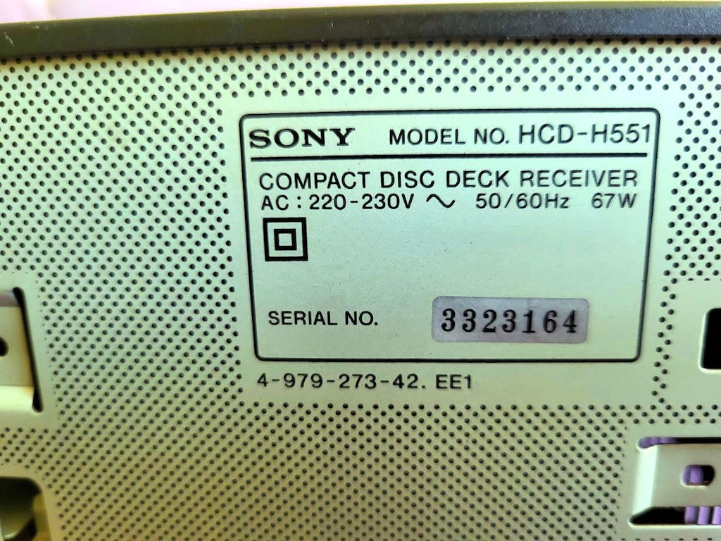 Sony 551 Müzik Seti Gövde - 6