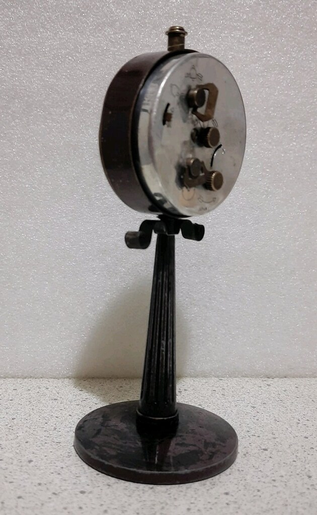 Vintage Kurmalı sokak lambası şeklinde masa saati - 3