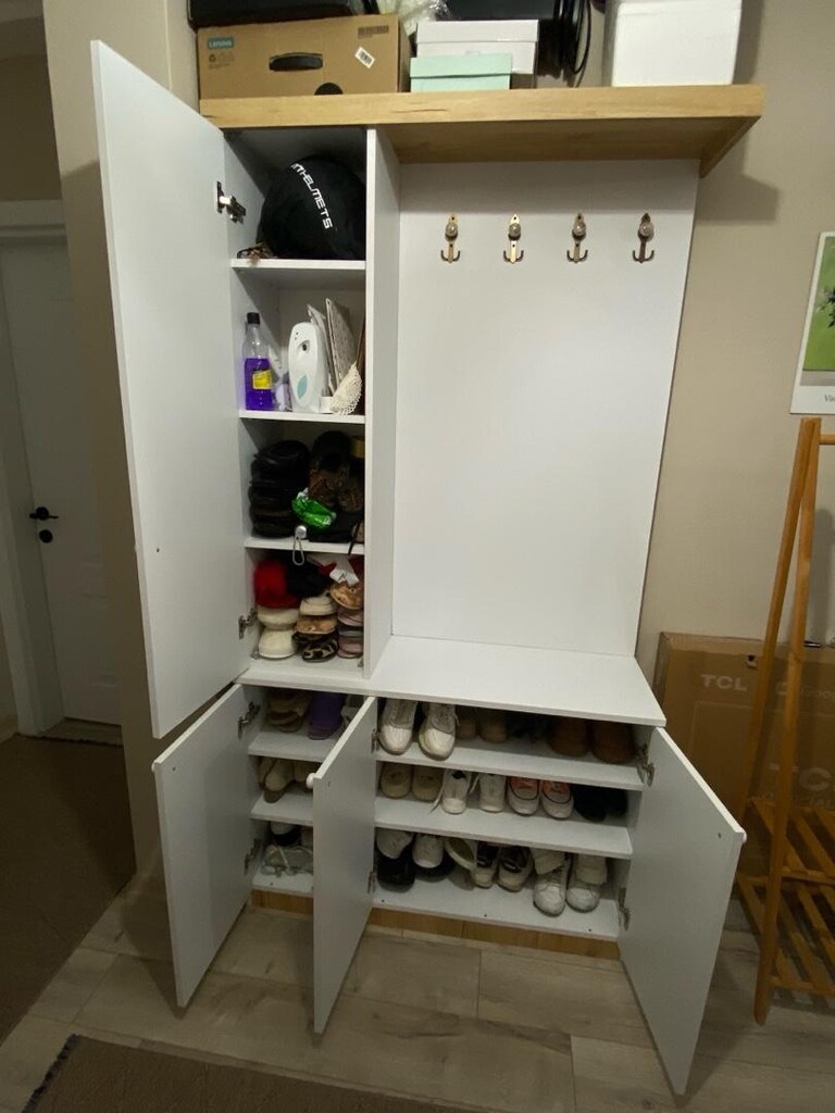 el yapımı mdf lam portmanto - 3