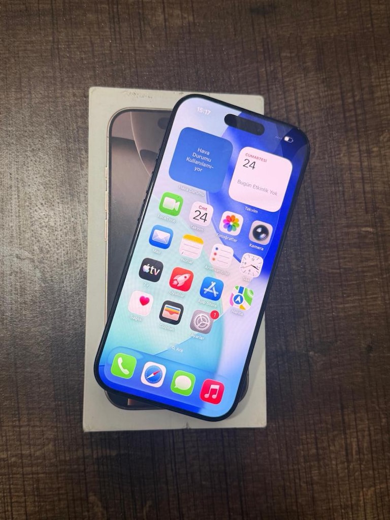 İPHONE 16 PRO 128 GB PİL 86 SİYAH YD - 12