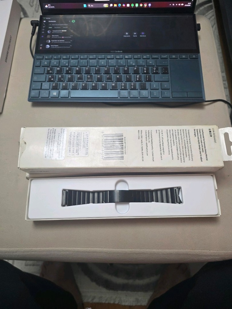 for galaxy watch 4.5.6.7.8 uyumlu klasik 46mm metal kordon - 2