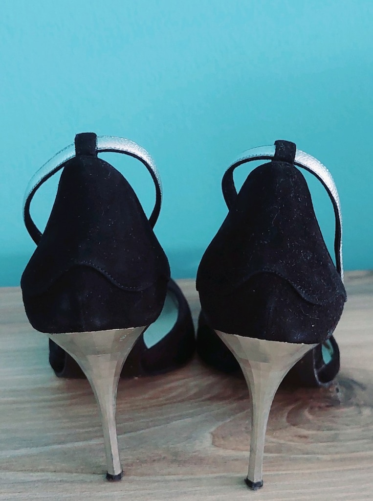 Flower, Hakiki Deri Bilekten Kemerli Stiletto - 8