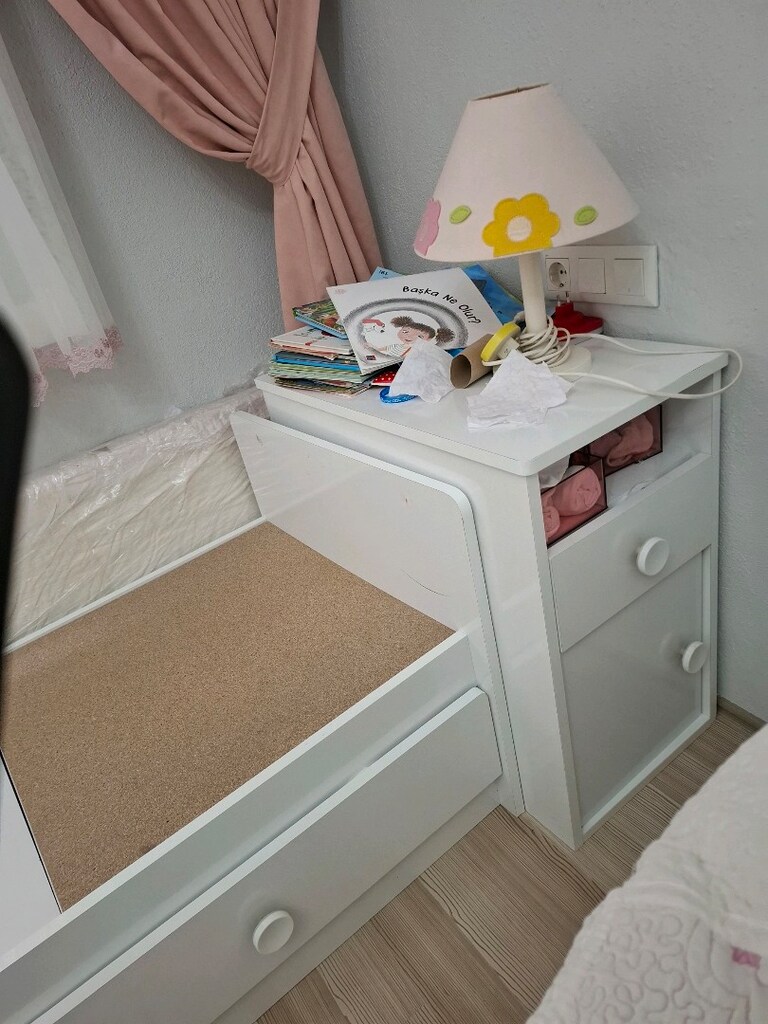 Beşikli Çocuk yatağı Karyolalı - 9