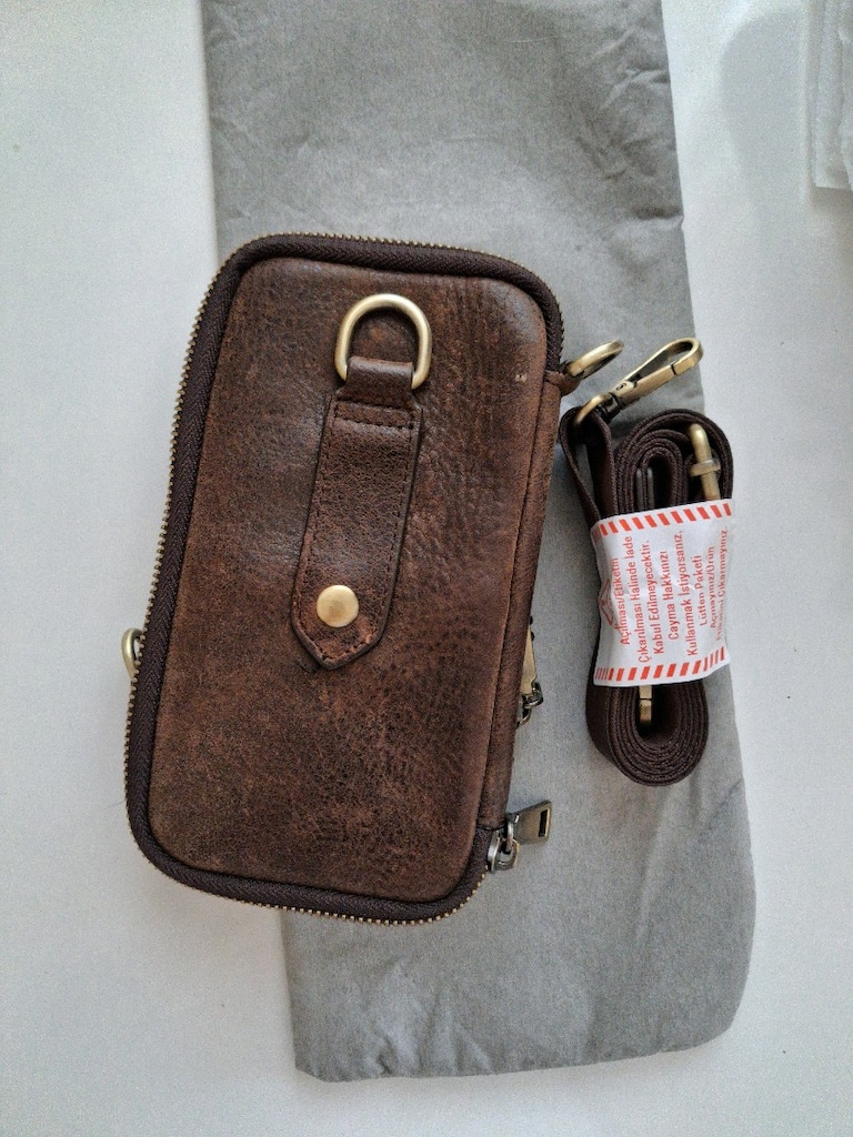 ORIGINAL LEATHER CROSS BELT BAG - 17