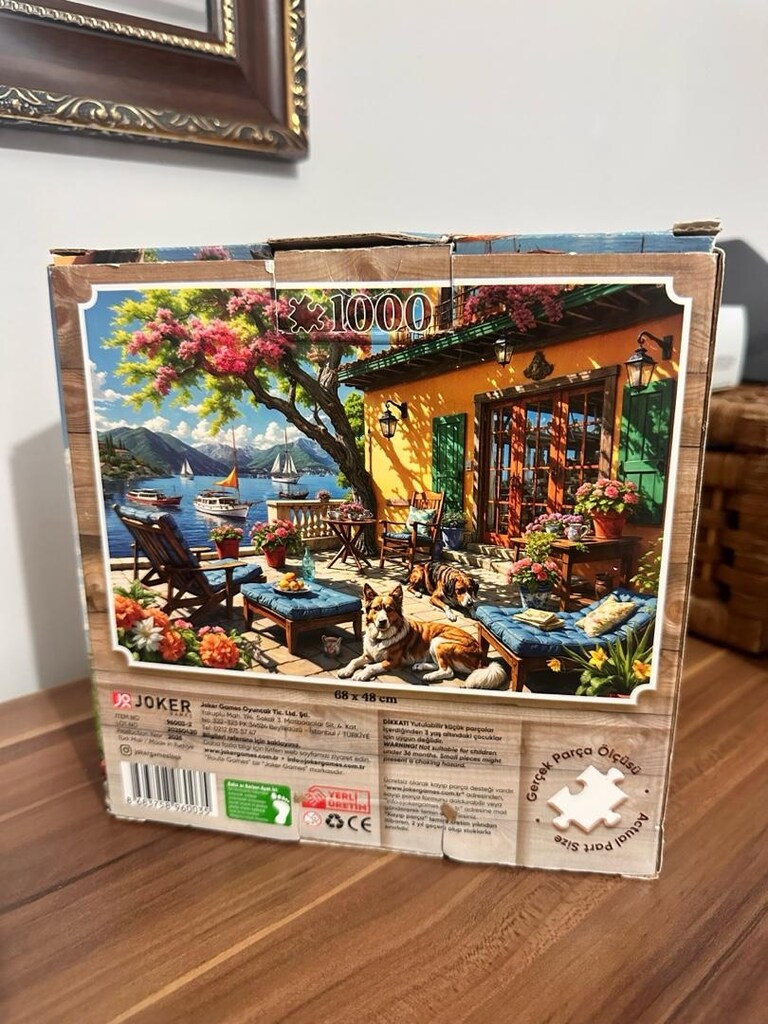 Peaceful Bay: 1000 Parçalık Renkli Sahil Manzarası - 2
