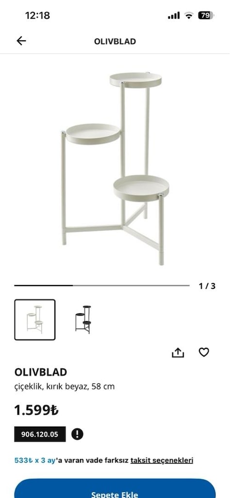 ikea çiçek standı - 3