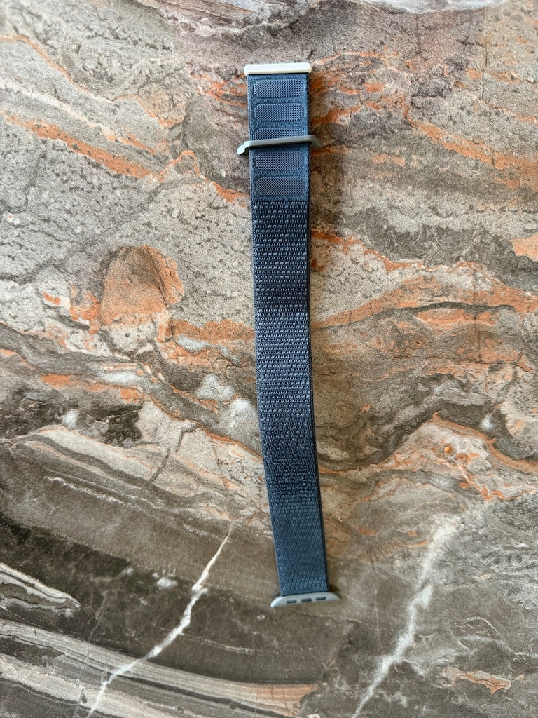 Apple Watch SE 44 mm Orijinal 40 mm Demir Mavisi Spor Loop Kayış - 2