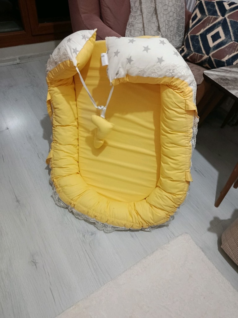 SARİ BABY NEST BEBEK YUVASİ .AZ KULLANİLMİS - 4