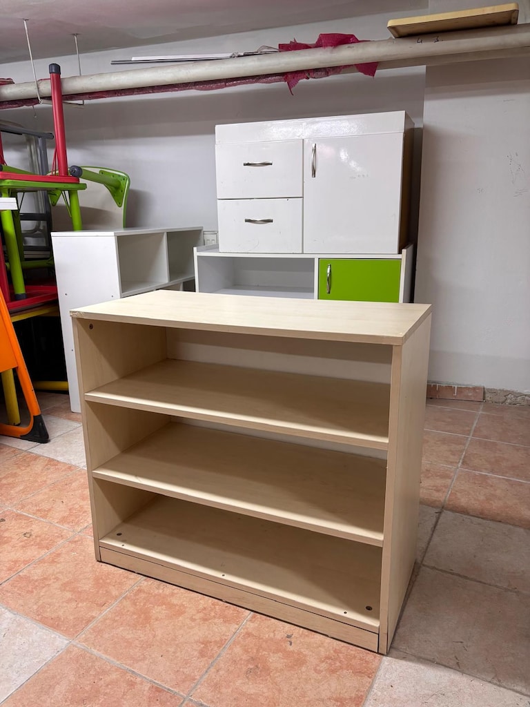 KLAS OFİS ÜSKÜDAR 3 GÖZLÜ AKÇAAĞAÇ RAF 40x85x75 CM - 3