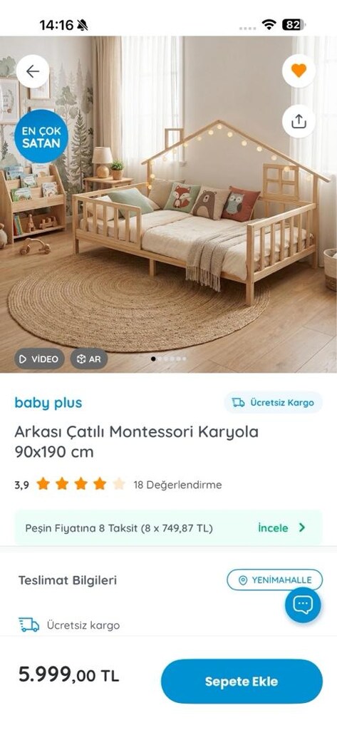 montessori yatak 90*190 - 5